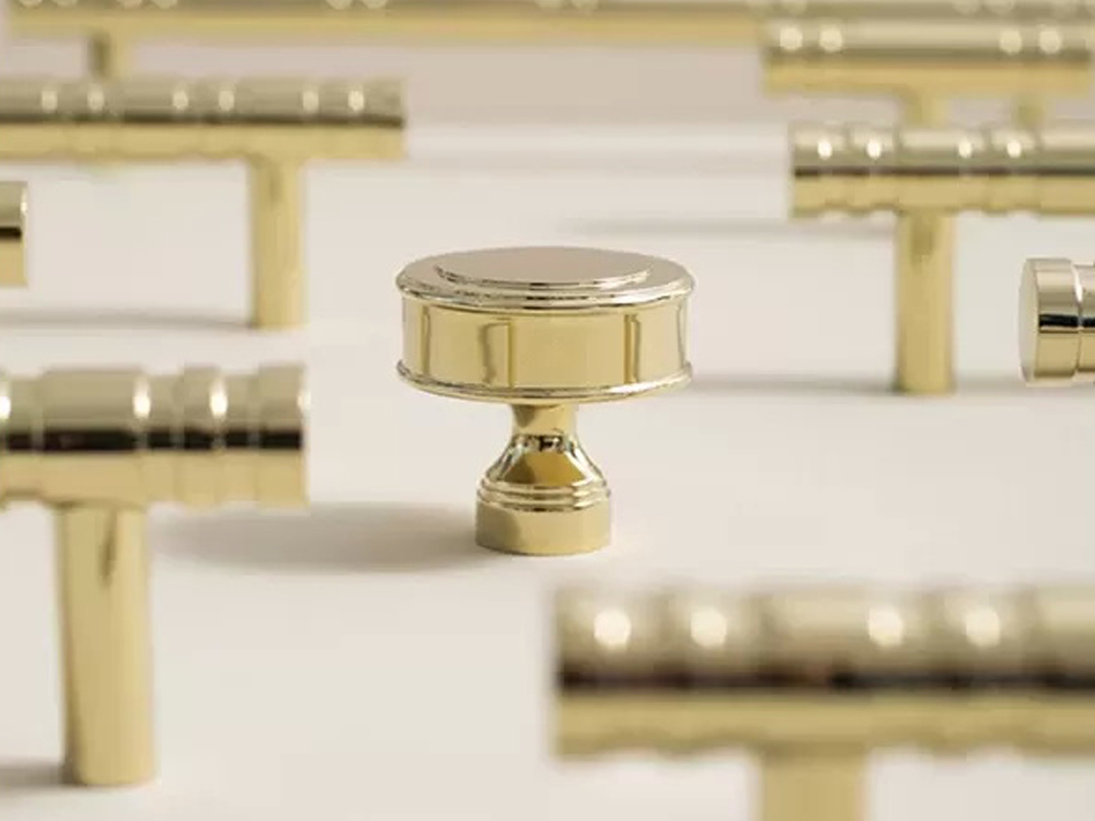 Brass bar handle